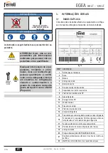 Предварительный просмотр 176 страницы Ferroli EGEA 120 LT User, Installation, And Maintenance Manual