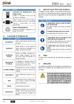 Предварительный просмотр 178 страницы Ferroli EGEA 120 LT User, Installation, And Maintenance Manual