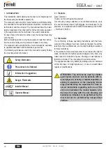 Предварительный просмотр 74 страницы Ferroli EGEA 120LT User, Installation, And Maintenance Manual