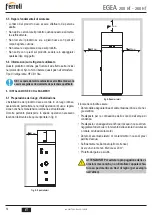 Предварительный просмотр 14 страницы Ferroli EGEA 200 HT User, Installation, And Maintenance Manual