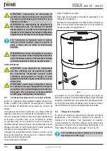 Предварительный просмотр 196 страницы Ferroli EGEA 200 HT User, Installation, And Maintenance Manual