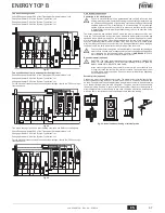 Preview for 8 page of Ferroli ENERGY TOP B 125 Instructions For Use, Installation And Maintenance