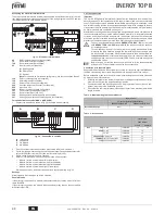 Preview for 9 page of Ferroli ENERGY TOP B 125 Instructions For Use, Installation And Maintenance