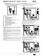 Preview for 49 page of Ferroli ENERGY TOP W 125 Instructions For Use, Installation And Maintenance