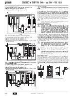 Preview for 64 page of Ferroli ENERGY TOP W 125 Instructions For Use, Installation And Maintenance