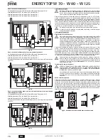 Preview for 78 page of Ferroli ENERGY TOP W 125 Instructions For Use, Installation And Maintenance