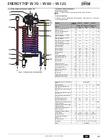 Preview for 99 page of Ferroli ENERGY TOP W 125 Instructions For Use, Installation And Maintenance