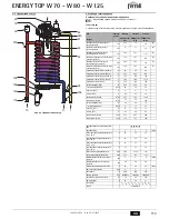 Preview for 113 page of Ferroli ENERGY TOP W 125 Instructions For Use, Installation And Maintenance