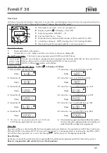 Preview for 45 page of Ferroli F30E Installation, Servicing And User Instructions Manual