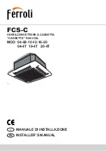 Ferroli FCS-C Series Installer Manual preview