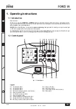 Preview for 4 page of Ferroli FORCE W Instructions For Use, Installation And Maintenance