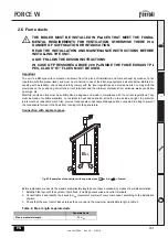 Preview for 37 page of Ferroli FORCE W Instructions For Use, Installation And Maintenance