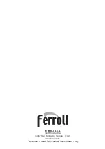 Preview for 63 page of Ferroli FORCE W Instructions For Use, Installation And Maintenance