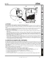 Preview for 39 page of Ferroli GNF 4 Installation And Operation Instructoins