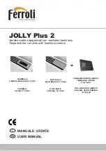 Ferroli JOLLY Plus 2 VERSIONE VM-F User Manual предпросмотр