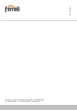 Предварительный просмотр 36 страницы Ferroli JOLLY Plus 2 VERSIONE VM-F User Manual
