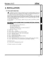 Preview for 9 page of Ferroli MAXIMA 35 C Instructions For Use, Installation And Maintenance