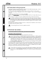 Preview for 14 page of Ferroli MAXIMA 35 C Instructions For Use, Installation And Maintenance