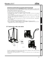 Preview for 23 page of Ferroli MAXIMA 35 C Instructions For Use, Installation And Maintenance