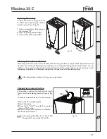 Preview for 27 page of Ferroli MAXIMA 35 C Instructions For Use, Installation And Maintenance