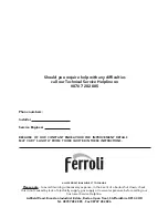 Preview for 40 page of Ferroli MAXIMA 35 C Instructions For Use, Installation And Maintenance