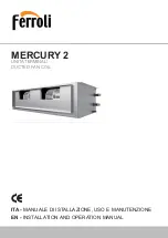 Ferroli MERCURY 2 Installation And Operation Manual предпросмотр