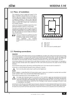 Preview for 8 page of Ferroli MODENA 18S HE Instructions For Use, Installation And Maintenance