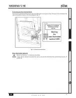 Preview for 11 page of Ferroli MODENA 18S HE Instructions For Use, Installation And Maintenance