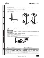 Preview for 24 page of Ferroli MODENA S HE Instructions For Use, Installation And Maintenance