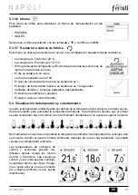 Preview for 17 page of Ferroli Napoli 1000 Instructions For Use & Instalation