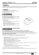 Preview for 27 page of Ferroli OMNIA S HYBRID H 3.2 Installation, Use & Maintenance Manual