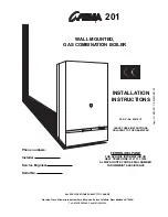 Ferroli optima 201 Installation Instructions Manual preview