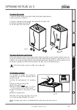 Предварительный просмотр 27 страницы Ferroli OPTIMAX HE 25 S Instructions For Use, Installation And Maintenance