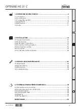 Preview for 3 page of Ferroli OPTIMAX HE 31 C Instructions For Installation, Use And Maintenance Manual