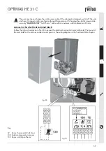 Preview for 17 page of Ferroli OPTIMAX HE 31 C Instructions For Installation, Use And Maintenance Manual