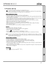 Preview for 27 page of Ferroli OPTIMAX HE 31 C Instructions For Installation, Use And Maintenance Manual