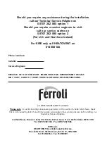 Preview for 40 page of Ferroli OPTIMAX HE 31 C Instructions For Installation, Use And Maintenance Manual