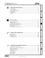 Preview for 3 page of Ferroli OPTIMAX HE 31 S Instructions For Use Manual