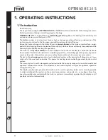 Preview for 4 page of Ferroli OPTIMAX HE 31 S Instructions For Use Manual