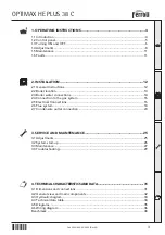 Предварительный просмотр 3 страницы Ferroli Optimax HE Plus 38 C Instructions For Use, Installation And Maintenance