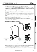 Предварительный просмотр 23 страницы Ferroli Optimax HE Plus 38 C Instructions For Use, Installation And Maintenance