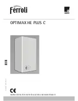 Preview for 1 page of Ferroli Optimax HE PLUS C Instructions For Installation, Use And Maintenance Manual