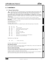 Preview for 9 page of Ferroli Optimax HE PLUS C Instructions For Installation, Use And Maintenance Manual