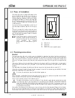 Preview for 10 page of Ferroli Optimax HE PLUS C Instructions For Installation, Use And Maintenance Manual