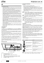 Preview for 2 page of Ferroli PEGASUS 119 LN 2S Instructions For Use, Installation And Maintenance