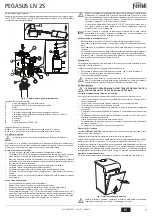 Preview for 5 page of Ferroli PEGASUS 119 LN 2S Instructions For Use, Installation And Maintenance