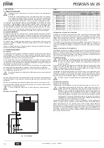 Preview for 12 page of Ferroli PEGASUS 119 LN 2S Instructions For Use, Installation And Maintenance