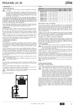 Preview for 37 page of Ferroli PEGASUS 119 LN 2S Instructions For Use, Installation And Maintenance