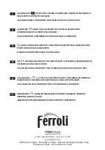 Preview for 52 page of Ferroli PEGASUS 23 T Instructions For Use, Installation And Maintenance