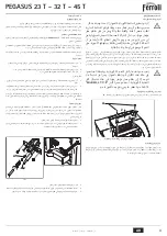 Предварительный просмотр 61 страницы Ferroli PEGASUS 23 T Instructions For Use, Installation And Maintenance